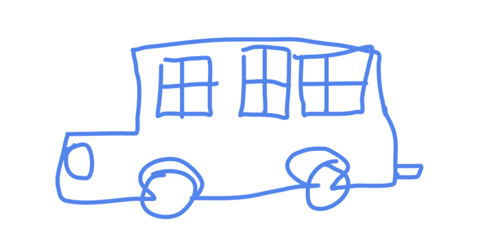 A Yellow School Bus Drives Through Time