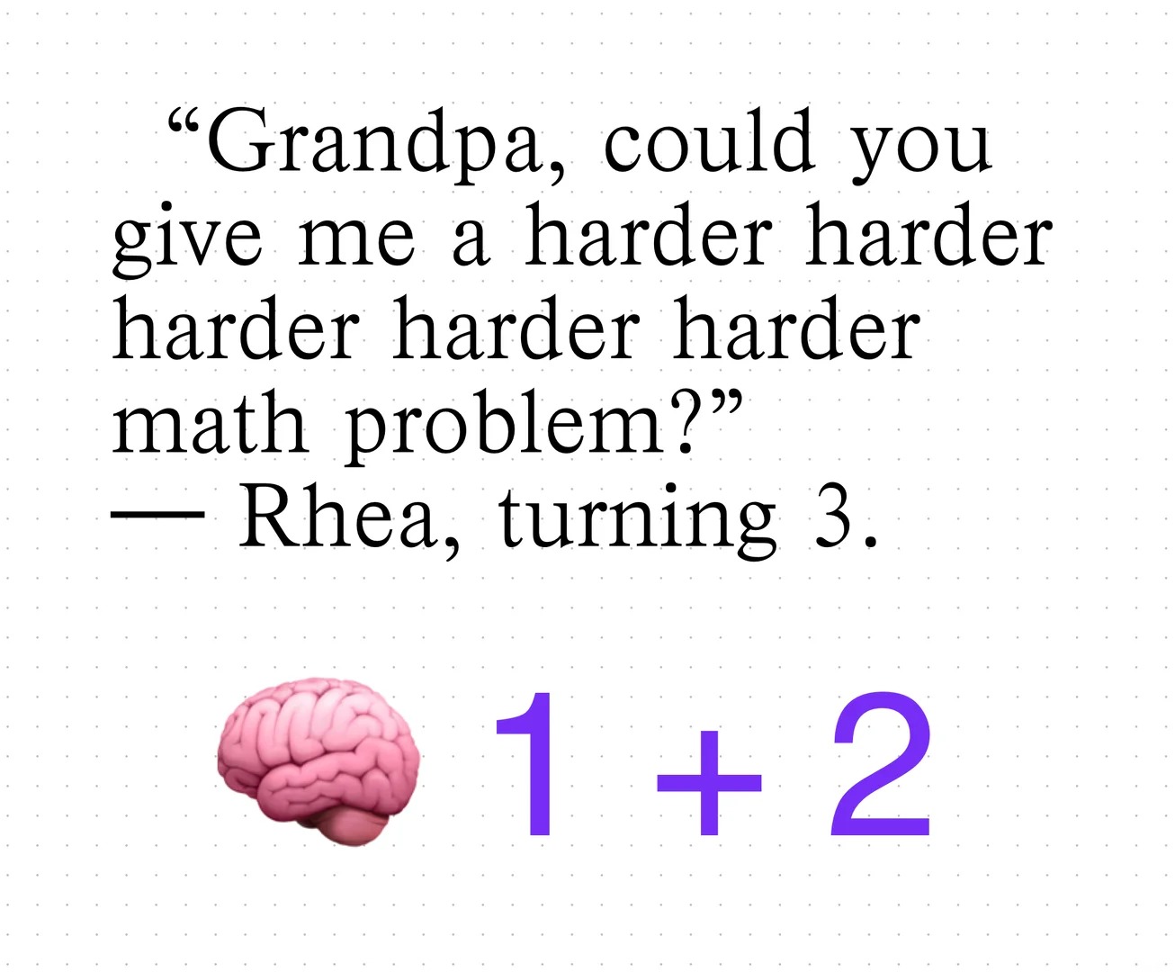 A Harder, Harder, Harder Math Problem